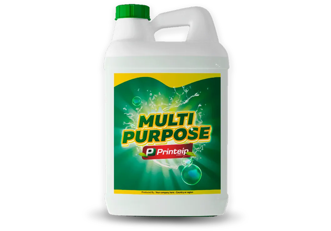 Galão multiuso — rótulo adesivo