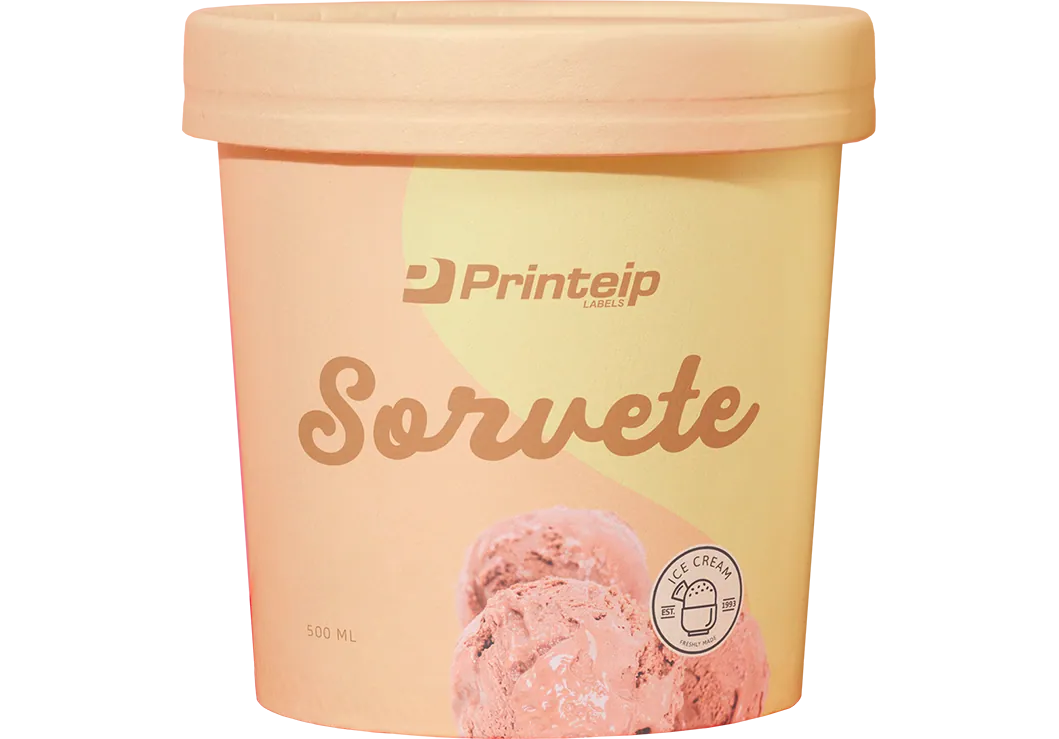 Pote de sorvete rosé — IML